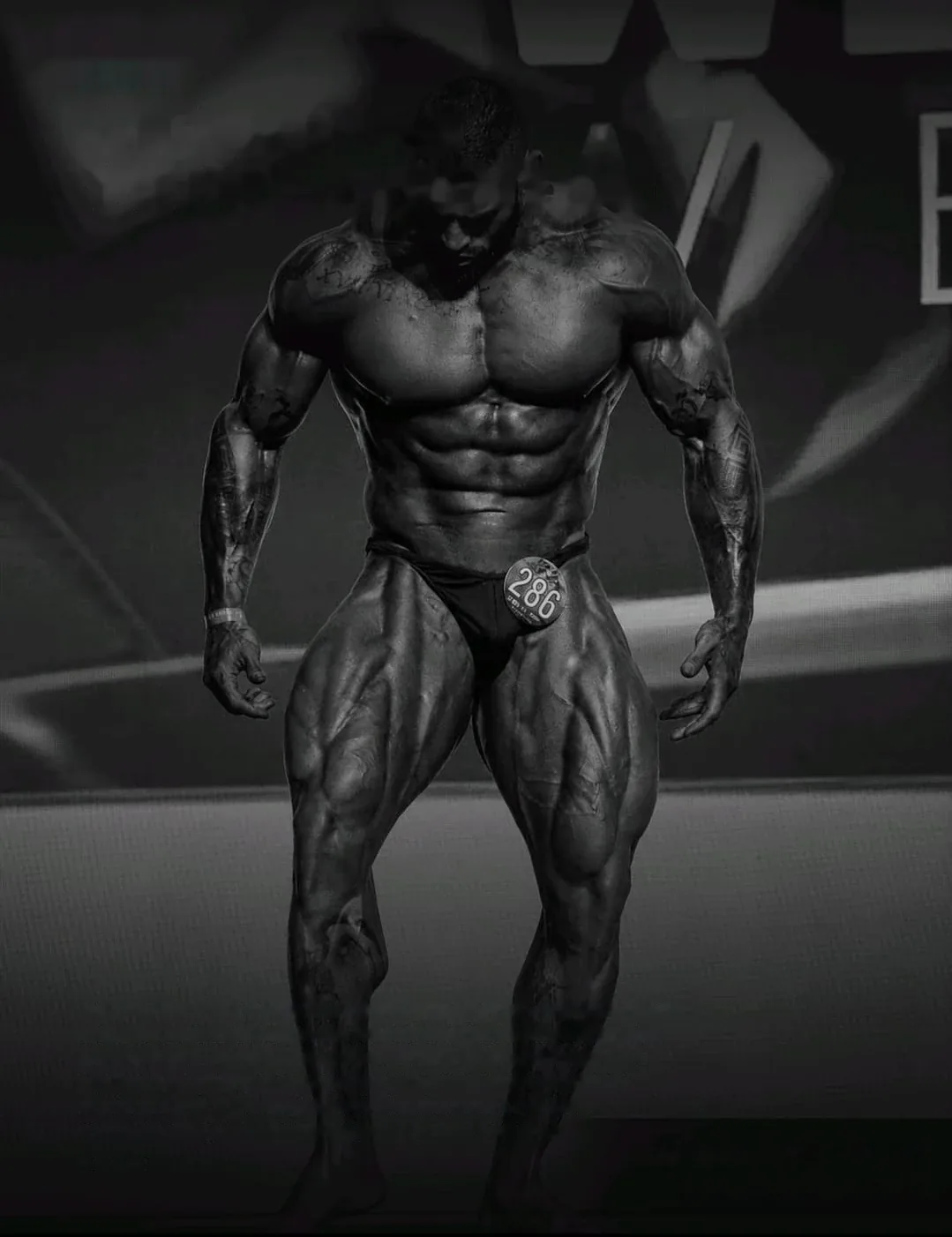 Armando Félix «Kong», Kinetix athlete, Mr. México Absoluto, on stage