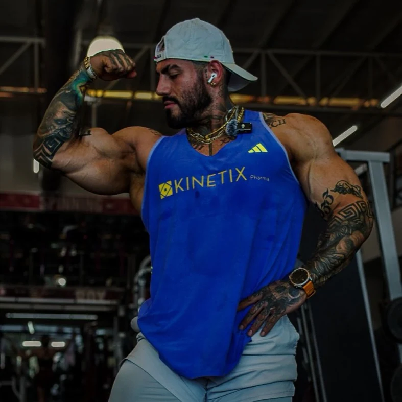 Kinetix athlete training in the Kinetix tank top