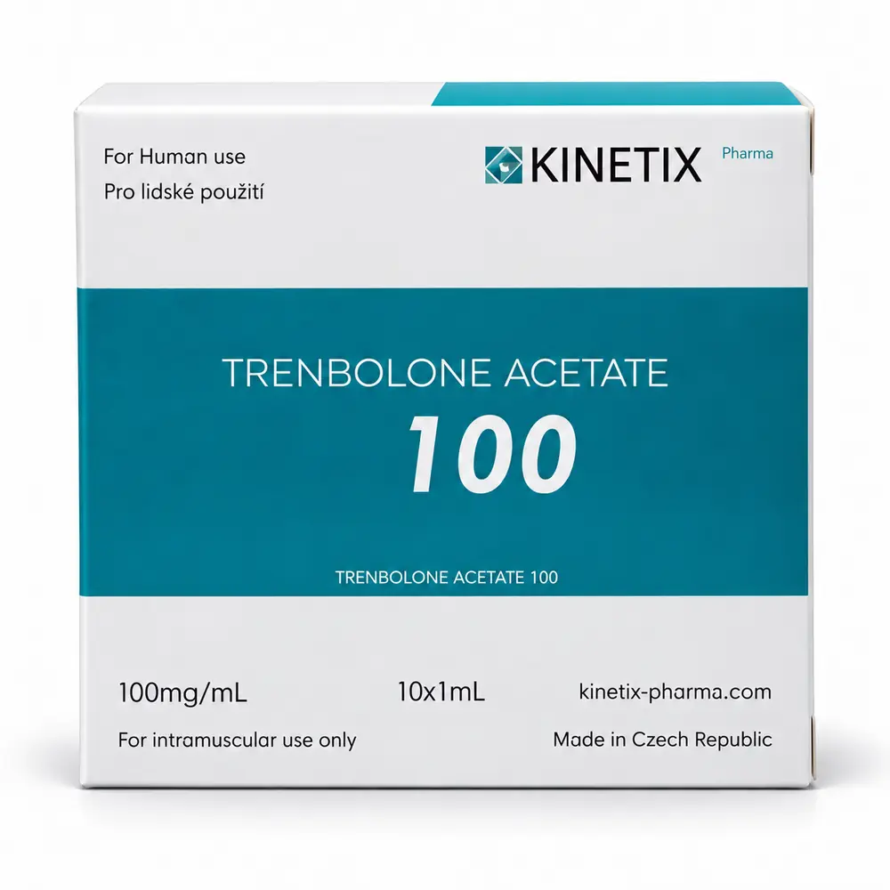 Kinetix Pharma Trenbolone Acetate 100, product box