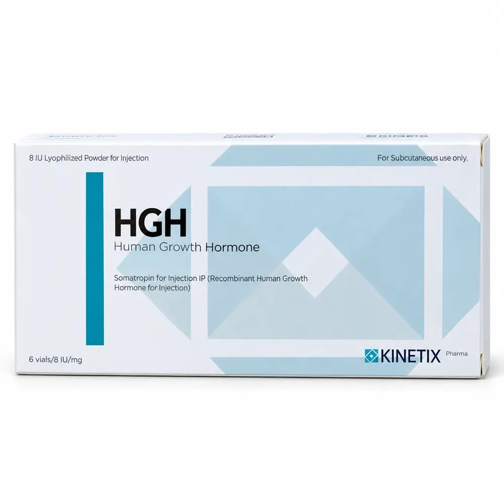 Kinetix Pharma HGH, product box