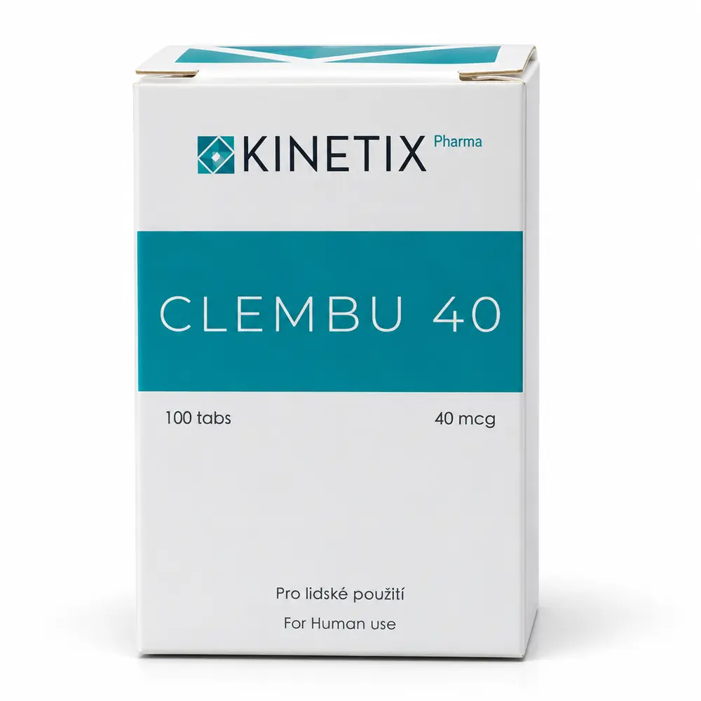 Kinetix Pharma Clenbuterol 40, product box
