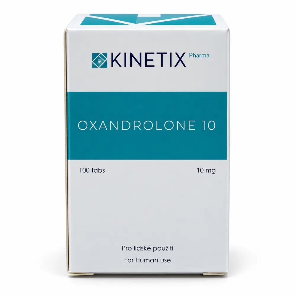 Kinetix Pharma Oxandrolone 10, product box
